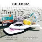 Pavilion Gift Company – Coffee Now Pickleball Later – 18 oz Tea Cup Mug Sport Funny Novelty Gift