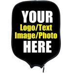 DUNHUANG Personalized Pickleballs Paddles Cover Rackets Cover Holder, Add Your Text/Photo/Image/Logo, Fits Most Paddles, Rackets