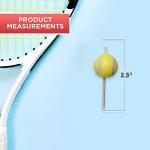 Havercamp Tennis Ball Birthday Candles (5-pack, Spherical on Picks) Party Collection