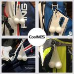 CoolNES Silicone Funny Ball Holder Pouch Sack - Golf - Pickleball - Tennis - Baseball - Gag Gift Innovative Souvenirs Club Storage (Golf)