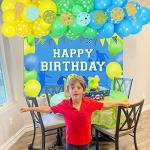 Pickleball Birthday Decorations Pickleball Happy Birthday Backdrop Banner Balloon Garland Arch Kit Pickleball Birthday Party Supplies