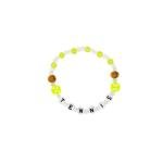 Racquet Inc - Stylish Tennis & Pickleball Bracelet - Lightweight & Tarnish-Resistant Bracelet - Sports-Inspired Jewelry for Women (Elastic Tennis Green)