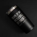 ARIABLE Tears of Pickleball Opponents Gifts for Pickleball Lover Fan, 20 Ounce Engraved Stainless Steel Insulated Tumbler, Black