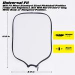 DUNHUANG Personalized Pickleballs Paddles Cover Rackets Cover Holder, Add Your Text/Photo/Image/Logo, Fits Most Paddles, Rackets