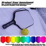 DUNHUANG Personalized Pickleballs Paddles Cover Rackets Cover Holder, Add Your Text/Photo/Image/Logo, Fits Most Paddles, Rackets
