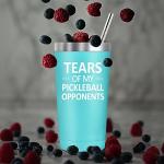 SpenMeta Pickleball Gifts for Men - Gift for Pickleball Lovers - Funny Birthday, Christmas Gifts for Pickle ball Player - 20oz Pickle ball Tumbler