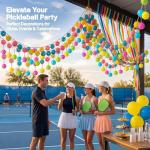 CODIAO Pickleball Keychain Set 8-Pack - Fun & Unique Gifts for Women Men & Lovers - Bulk Accessories & Party Favors Team Set