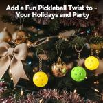 CODIAO Pickleball Keychain Set 8-Pack - Fun & Unique Gifts for Women Men & Lovers - Bulk Accessories & Party Favors Team Set
