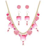 Pickleball Necklace & Earrings - Choker & Paddle Designs for Women - Game Day Sport Jewelry Accessories & Gifts (Style B)