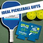 Pop Nordic Pickleball Themed Can Cooler - 12 Packs Funny Pickleball Gifts for Women Men, Neoprene Insulated Beer Can Sleeve Bulk for Sport Party Favor Supplies