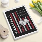 EATUKYIC Pickleball American Flag Diamond Art Painting Art Kits Diamond Art Painting Diamond Art Kits 5D Diamond Art Painting Kits DIY Diamond Art for Home Wall Decor 12x16 inch