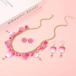 Pickleball Necklace & Earrings - Choker & Paddle Designs for Women - Game Day Sport Jewelry Accessories & Gifts (Style B)