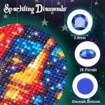 EATUKYIC Pickleball American Flag Diamond Art Painting Art Kits Diamond Art Painting Diamond Art Kits 5D Diamond Art Painting Kits DIY Diamond Art for Home Wall Decor 12x16 inch