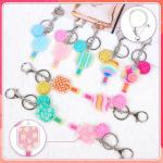 Shejdgart Pickleball Keychain Gifts for Women, 24PCS Dinkball Party Favors Decorations for Players, Aesthetic Pickleball Acrylic Keychain Bulk Gift for Sport Lover