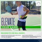 Premium Pickleball Ball Buddy – Hands-Free Training Aid + Free Keychain