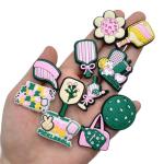 Pickleball Decorative PVC Charms Set, Sports Theme Accessories for Shoes Bracelet Wristband Party Favors Gifts Boys Kids Adults (Pickleball)