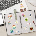 55PCS Pickleball Stickers Ball Game Stickers Love Pickleball Stickers Vinyl Waterproof Water Bottles Stickers Gifts for Sports Ball Lovers Skateboard Luggage Decorations (Pickleball)