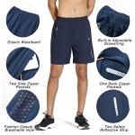 NORTHYARD Men's Athletic Running Shorts Quick Dry Workout Shorts 7"/ 5"/ 9" Lightweight Sports Gym Basketball Tennis Hiking Exercise Navy L