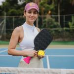 LUDUEIKSW Pickleball Gifts for Women, Funny Pickleball Birthday Gifts Basket for Wife Mom Grandma Aunt Sister Friends, PB Accessories Set with Hat Tumbler for Lady Player