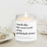 RIZOOCE Pickleball Gifts for Women Men, Pickleball Accessories, Lavender Scented Candle - Funny Gifts Pickleball for Lovers, Players, Fans, Sports