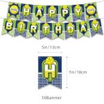 36Pcs Pickleball Birthday Party Decorations Party Supplies Includes Pickball Birthday Banner-Hanging Swirls-Cake Topper-Cupcake Toppers-Balloons for Pickball Party Favor Decorations