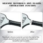 Ubmpj 2PCS Pickleball Paddle Name Bands Silicone Personalized Ring Grip Bands for Grip on Racket Racquetball Paddle or Bicycles Handles