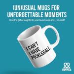 I Can’t I Have Pickleball Sports Player Pickleball Gifts for Men Women Ceramic Coffee Mug 11 oz White Novelty Drinkware 11 oz