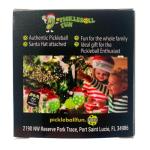 Pickleball Fun Pickleball Ornaments with Santa Hat (Unlit Ornament)