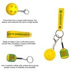 Pickleball Keychains - Mini Pickleball Ornaments for Pickleball Lovers Pickleball Keychain pickleball accessories gifts pickleball accessories women - Perfect Pickleball Gifts