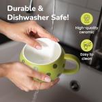 TILTECH Pickleball Mug – Realistic Pickleball-Shaped 16 oz Coffee Mug | Unique Gift for Pickleball Lovers | Funny Ceramic Coffee and Tea Cup, Sports Novelty Drinkware for Home & Office Decor