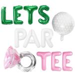 Lets Partee Balloons Banner Lets Partee Golf Decoration for Bridal Shower Bachelorette Party Decor Country Club Pickleball Golf Tennis