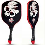 AirBlades Peacemaker Pickleball Paddle – USAPA Approved, T700 Carbon Fiber, Patented Slopehandle, Honeycomb Core, Friction Paint, Edgeless Design, Thermoformed, Deluxe Carry Case
