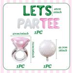 Lets Partee Balloons Banner Lets Partee Golf Decoration for Bridal Shower Bachelorette Party Decor Country Club Pickleball Golf Tennis