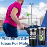 DOEARTE Pickleball Gifts for Men Women - Christmas Gifts for Pickleball Lovers - Great Pickleballs Gift Ideas for Birthday - 20oz Pickleballs Accessories Tumbler