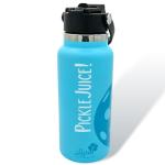 Maui Pickleball Co.™ Pickleball Water Bottle 32oz Best Pickleball Accessories Insulated Stainless Steel Water Bottle Funny PickleBall Gift Unique Sip/Straw Lid and Carry Handle