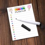 3pcs Pickleball Notepads, 150 Pages - Funny Things to Do After Pickleball Memo Pads, Easy to Tear, Cute Office Supplies, Pickleball Gifts for Women, Novelty Notepads for Fans & Players (Pickleball)