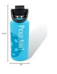 Maui Pickleball Co.™ Pickleball Water Bottle 32oz Best Pickleball Accessories Insulated Stainless Steel Water Bottle Funny PickleBall Gift Unique Sip/Straw Lid and Carry Handle