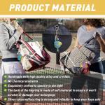 Iffitya 2PCS Pickleball Keychains - Mini Pickleball Ornaments Gift for Pickleball Lovers Pickleball Keychain with 2 Colors - Perfect Pickleball Gifts