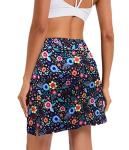 Oyamiki Women's Active Performance Skort Lightweight Skirt for Running Tennis Golf Workout Sports Printing M