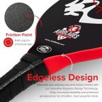 AirBlades Peacemaker Pickleball Paddle – USAPA Approved, T700 Carbon Fiber, Patented Slopehandle, Honeycomb Core, Friction Paint, Edgeless Design, Thermoformed, Deluxe Carry Case