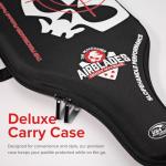 AirBlades Peacemaker Pickleball Paddle – USAPA Approved, T700 Carbon Fiber, Patented Slopehandle, Honeycomb Core, Friction Paint, Edgeless Design, Thermoformed, Deluxe Carry Case