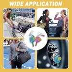 Iffitya 2PCS Pickleball Keychains - Mini Pickleball Ornaments Gift for Pickleball Lovers Pickleball Keychain with 2 Colors - Perfect Pickleball Gifts