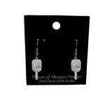 House of Morgan Pewter - Handmade Pickleball Gifts - Pickleball Paddle Earrings (Pickleball Earrings)