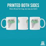 Why I Lose at Pickleball Pickleball Gifts for Player Pickleball Lover Grandpa Grandma Mom DadNovelty Drinkware Ceramic Mug 11 oz White