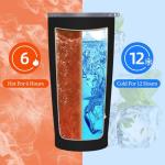 CYYFXKA Pickleball Tumbler, Funny Pickleball Gifts for Men, 20 oz Stainless Steel Vacuum Insulated Coffee Cup Double Wall Travel Mug