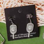 House of Morgan Pewter - Handmade Pickleball Gifts - Pickleball Paddle Earrings (Pickleball Earrings)