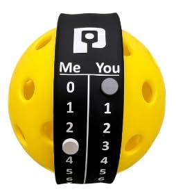 Point Bands Pickleball Original Scorekeeper Wristband, Portable Pickleball Scoreboard Counter, Scorekeeping Point Tracker Bracelet, Score Keeper to Keep Score and Track Points and Server (Black)