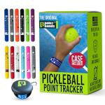 Point Bands Pickleball Original Scorekeeper Wristband, Portable Pickleball Scoreboard Counter, Scorekeeping Point Tracker Bracelet, Score Keeper to Keep Score and Track Points and Server (Black)