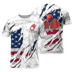 Dabdab Pickle T-Shirt Personalize USA Pickle Red Ball Tee Shirt for Pickleball Player Printing Pickle Themed Item