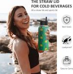 32oz Pickleball Water Bottle Insulated Vacuum Stainless Steel Tumbler Travel Mugs With Straw for Game Sport,Pickleball Accessories